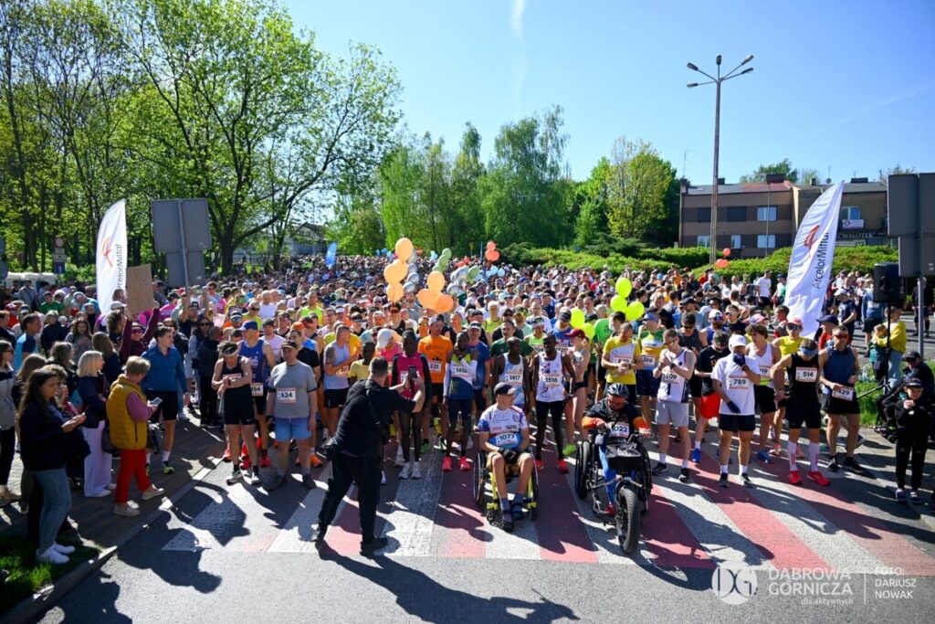 Zdjęcie przed startem Półmaratonu
