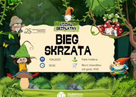 Bieg skrzata. Plakat promujący wydarzenie.