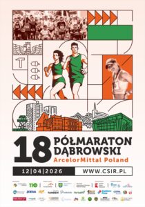 plakat promujący bieg