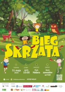 plakat promujący Bieg Skrzata 2026